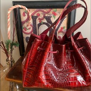 Donald J Pliner Red bag